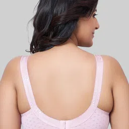 PLUMBURY Plus Size Full Coverage All Day Comfort Cotton Minimiser Bra image 4