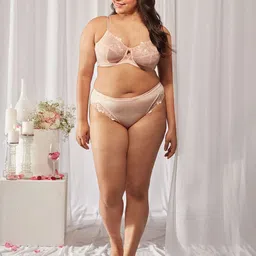 Nykd Floral Self Design Half Coverage Everyday Bra with All Day Comfort image 4