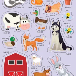 Dreamland Explore the Farm Activity Book with Stickers and 3D Models image 3
