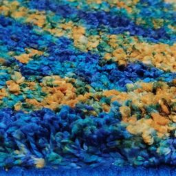 BIANCA Multicoloured Abstract Polyester Non-Slip Floor Mat image 4