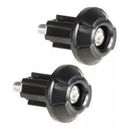 generic NS Handle Bar Ends,Handlebar Weights Compatible For FZ16/FZS/V1/V2/V3 Black (Pack Of 2 Pc) image 1