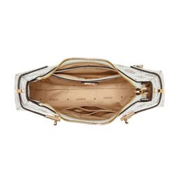 GUESS Brand Logo Printed Structured baguette Bag image 4