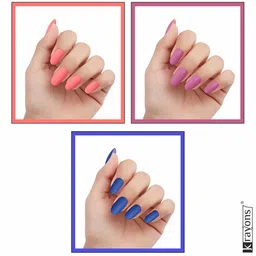 krayons Set of 3 Gel Based Quick Dry Nail Enamel 6ml Each - Shade 01, 02, 12 image 3