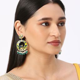 Anouk Peacock Shaped Chandbalis Earrings image 4
