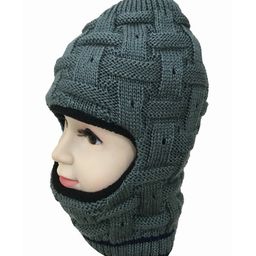 Gajraj Kids Self Design Woolen Monkey Cap image 2