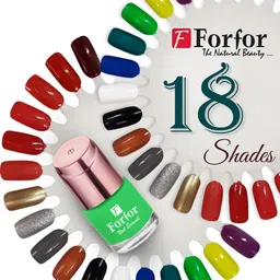 FORFOR Set of 2 Perfect Stay Glossy Nail Polish 6 ml Each - Glossy White & Matte Neon image 3