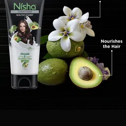 Nisha Set Of 10 Hair Conditioner With Avocado & Brahmi Oil - 80ml Each image 2