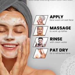 NEUD Deep Cleansing Instant Glow Set Of 4 Face Wash 70 ml Each image 5
