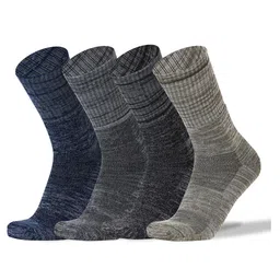 RC. ROYAL CLASS Men Pack Of 4 Patterned Calf Length Socks-25
