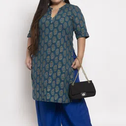 TAG 7 Plus Size Flared Ethnic Palazzos image 4