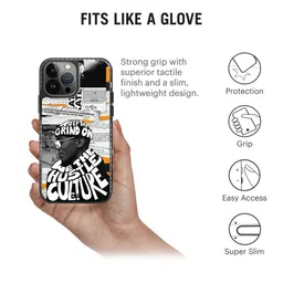 DailyObjects Typography Printed Stride 2.0 Impact Resistant iPhone 14 Pro Back Case Cover image 4