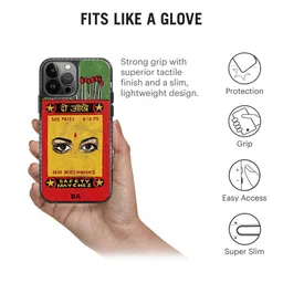 DailyObjects Quirky Printed iPhone 14 Pro Max Super Slim Back Case image 3