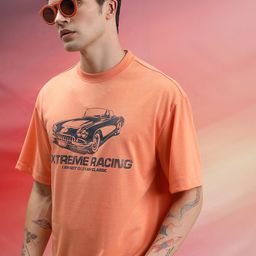 HIGHLANDER Unisex Oversized Graphic Printed Drop-Shoulder Sleeves Casual T-shirt-image-56