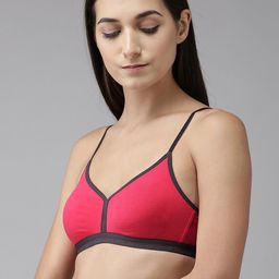 PIBU Pack Of 2 Full Coverage Non Padded Non-Wired Bra With All Day Comfort image 2