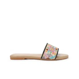 Anouk Embroidered Open Toe Flats image 2