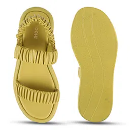 Mochi Textured Open Toe Flats image 5