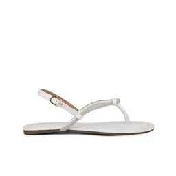 Inc 5 Embellished Open Toe Flats image 5