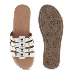 Tresmode Embellished Open Toe Flats image 4