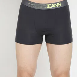UnderJeans by Spykar Pack Of 4 Outer Elastic Trunks image 3