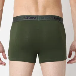 UnderJeans by Spykar Pack Of 2 Outer Elastic Trunk image 3