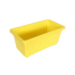 Kuber Industries Yellow 5 Pieces Rectangular Window Pots image 2