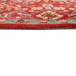PRESTO Red & Golden Traditional Printed Rectangular Carpet image 4