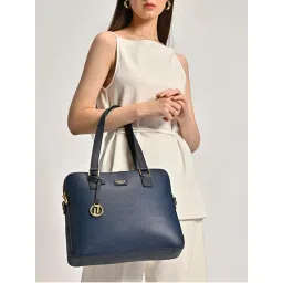 Lavie Luxe Navy Blue Women's Mento25 Laptop Bag (L)-picture-9