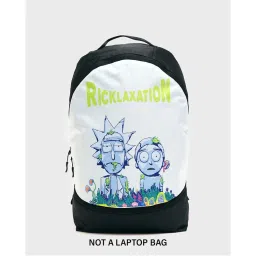 Bewakoof Unisex Black Ricklaxation Printed Small Backpack-picture-21