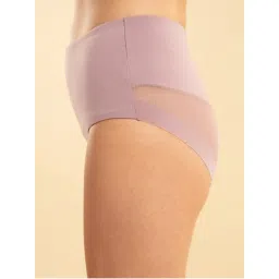 Nykd by Nykaa Shaping Mesh Full brief panty-NYP207-Elderberry-picture-32