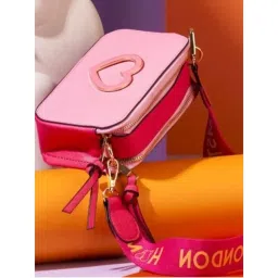 Hamster London After hours Twist sling Light Pink Sling Bag (M)-picture-21