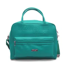 Hamster London Women Melissa Solid Blue Handbag (M)-picture-16