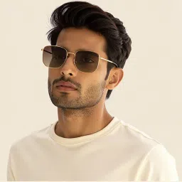 John Jacobs Unisex Full Polarised Uv Protected Stylish & Premium Square Brown Lens Sunglasses-picture-29