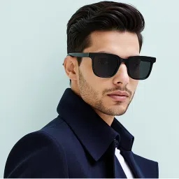 John Jacobs Unisex Full Polarised Uv Protected Stylish & Premium Square Grey Lens Sunglasses-picture-44