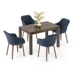 urban ladder Atlas Solid Wood 4 Seater Dining Set in-picture-2