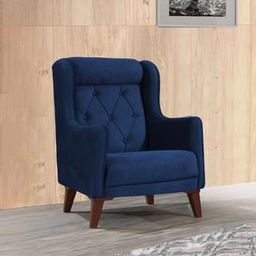 home lifestylez Ruby Accent Chair in Navy Blue Colour-picture-48