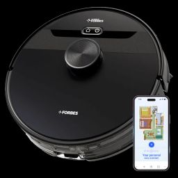 EUREKA FORBES SMARTCLEAN Robotic Vacuum Cleaner & Mop with Auto Recharging Station (Smart Voice control, Black)-image-21