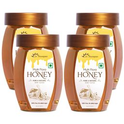 Dr. Morepen Multi Flora Honey,  250 g  Pure & Natural (Pack of 4) -image-12