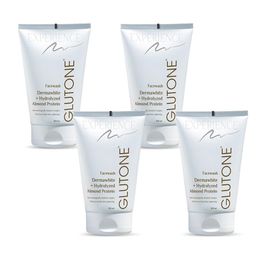 Glutone Dermawhite & Hydrolyzed Almond Protein Face Wash,  100 ml  for Effective & Safe Skin Lightening (Pack of 4) -24