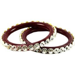 Vidhya Kangan Red Plastic Bangles-image-82