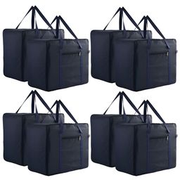 Aura Navy Blue 8 Pieces Multi-Utility Organisers-18