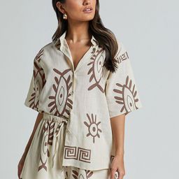 SZN Printed Shirt & Shorts Co-Ord Set-image-19