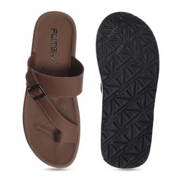 FLITE Men Slip On Gladiators with Buckle Flip Flops image 2