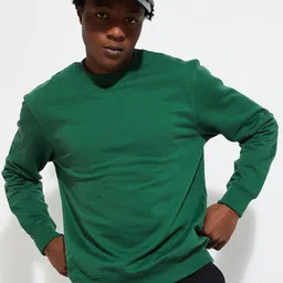 max URB_N Men Solid Sweatshirt-picture-4