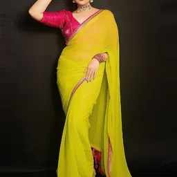 SATAZ Gotta Patti Pure Georgette Ready to Wear Saree-picture-22