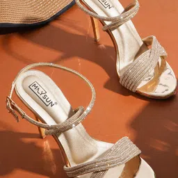 Maysun Women Open Toe Stiletto Sandals-picture-15