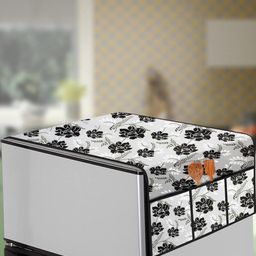The Furnishing Tree Grey Plastic Refrigerator Cover-image-53