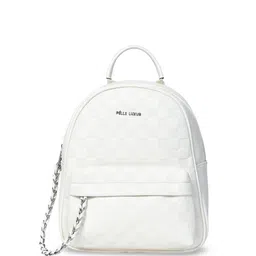 PELLE LUXUR Women Textured Small Backpack-27