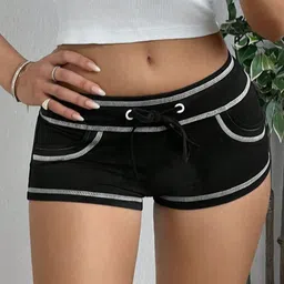 LULU & SKY Women Slim Fit Low-Rise Shorts-picture-21