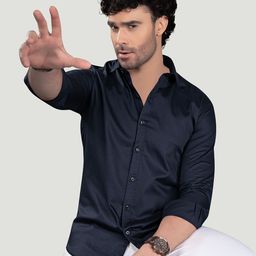ALMATY Men Comfort Slim Fit Opaque Casual Shirt-image-27