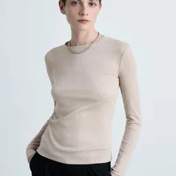 MANGO Women Knitted T-shirt-image-50